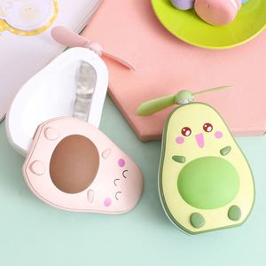 Mini Lámpara Recargable USB <span class=keywords><strong>con</strong></span> Forma de <span class=keywords><strong>Aguacate</strong></span>, Lámpara LED Nocturna Portátil, <span class=keywords><strong>Espejo</strong></span> de Maquillaje, Pequeño Ventilador, Regalo Promocional, Novedad 2020 - Product Image 3