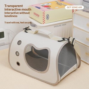 <span class=keywords><strong>Sac</strong></span> de transport <span class=keywords><strong>pour</strong></span> animaux de compagnie <span class=keywords><strong>pour</strong></span> chiens et chats, design bandoulière, respirant, grande capacité, ouverture latérale, fermeture éclair, bandoulière unique - Product Image 4