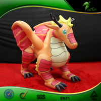 Peluche gonflable de Dragon rose, jouet Orange volant personnalisé, animaux gonflables