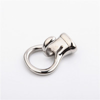 Fournitures de bijoux en acier inoxydable, accessoires de bijouterie, breloque de connecteur de fermoir en forme de larme de baril pour la fabrication de bijoux