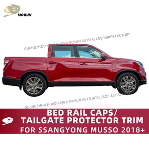 Protections de hayon pour <span class=keywords><strong>Ssangyong</strong></span> <span class=keywords><strong>Musso</strong></span> Rexton Sports 2018 2020 2024 2025, garniture de protection de hayon, bande décorative arrière en ABS - Product Image 6
