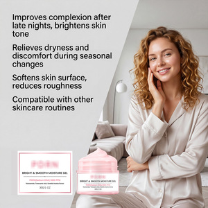 Gel Facial Hidratante Bright Glow, Suave y Refrescante, Nutre la Piel del Rostro, Textura Fina y Sedosa, Gel de Cuidado Hidratante Diario - Product Image 4