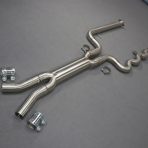 Tuyaux d'échappement intermédiaires de course en acier inoxydable à longueur égale de 2,99 po pour BMW G80 M3 G82 G83 M4 S58B30A 3.0T 2021-2023 - Product Image 3