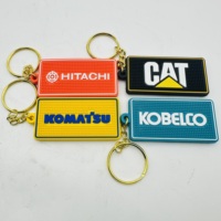   Hyundai Komatsu Volvo Sany Doosan Shantui Figurine Pendentif Modèle Souvenir Porte-clés Cadeau Ornements Anneau de Clés