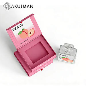 Botellas de perfume cuadradas personalizadas de vidrio de 50ml y 100ml con caja. - Product Image 4