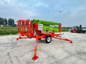 Hydraulischer Anhänger 12m 18m <span class=keywords><strong>22m</strong></span> Teleskop-Elektro-Tract able <span class=keywords><strong>Boom</strong></span> <span class=keywords><strong>Lift</strong></span> aus China Cherry Picker Spider-Man-Aufzug - Product Image 6