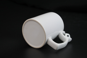 Taza de cerámica de fútbol Super blanca, tazas de café de sublimación, venta al por mayor, 11oz - Product Image 3