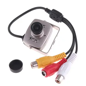Маленькая камера высокой четкости 700TVL, инфракрасное ночное видение, не излучает света, камера видеонаблюдения с замкнутым контуром, аудио и видео