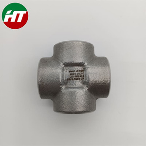 Codo roscado de soldadura de zócalo de ajuste forjado de acero inoxidable ASTM A182 SA 182 GR F316 F316L SS - Product Image 2