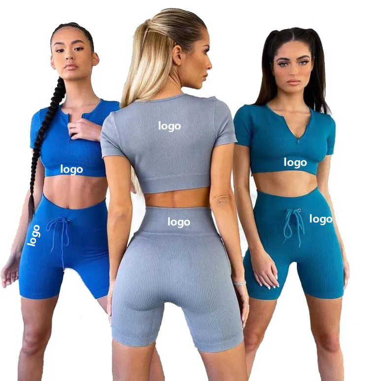 Celana Yoga Wanita, Pakaian Yoga Celana Legging Ketat Tanpa Kelim Olahraga Kompresi Fitness Gym Cetak Kustom