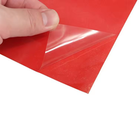 Ruban d'étiquette autocollant personnalisé 5557 5558 5559 auto-adhésif blanc rouge contact avec l'eau étiquette d'indication chimique