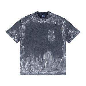 T-shirt tricoté personnalisé pour homme, couleur unie, 100 % coton, anti-plis, manches courtes, doux, respirant, coupe classique, été - Product Image 2