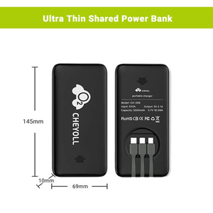 บริการเช่าแบตเตอรี่สำรองสำหรับร้านอาหาร ระบบ NFC สำหรับเช่าแบตเตอรี่สำรองสำหรับโทรศัพท์มือถือ - Product Image 4