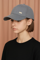 Gorra de mezcla de lana al por mayor con logo personalizado, gorra de béisbol de mezcla de lana de color sólido, gorro cálido de invierno para uso diario unisex para adultos