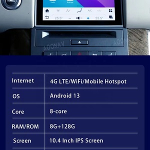 10.4 Inch Android 13 <b>Car</b> Radio <b>for</b> Land Rover Range Rover Sport L320 2009-2013 Multimedia Video Player GPS Navigation Qualcomm - Product Image 4