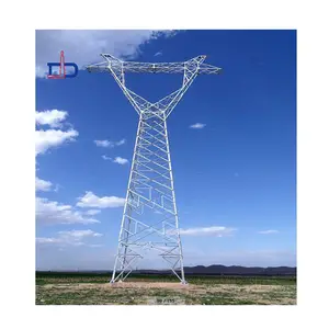 Fabbrica cinese personalizzato tutti i tipi di torre ad alta tensione antenna monopolo torre linea di trasmissione torri in acciaio torri