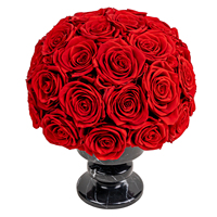 Nouvelles idées de produits en gros : Fleur éternelle préservée, rose immortelle longue durée dans une boîte en marbre – Cadeau Fête des Mères
