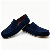 Mocassins Confortables en Cuir Véritable Faits Main pour Hommes – Chaussures Décontractées de Conduite pour Toutes Saisons et Trajets Urbains