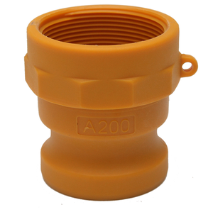Accesorios de ranura Camlock conector de acoplador de acoplamiento rápido de manguera de aluminio PP nylon acero inoxidable tipo A <span class=keywords><strong>B</strong></span> C D E F DC DP - Product Image 6