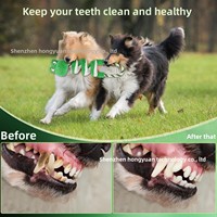 Jouet sonore en peluche douce pour chiens : Nettoyage délicat des dents et interaction ludique favorisant la santé bucco-dentaire