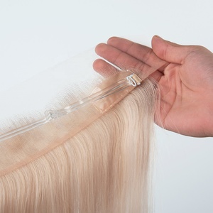 Extensiones de cabello natural con línea de cabello invisible, nudos invisibles, encaje HD 12x2, postizo de cabello humano para cabello fino. - Product Image 3