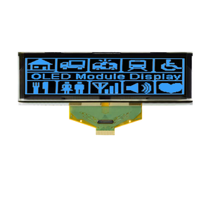 5.5 inç OLED Ekran 256x64 Piksel Beyaz Sarı Yeşil Renkli Küçük OLED Ekran 30Pin SSD1322 3-/4-telli SPI I2C PMOLED Panel - Product Image 1