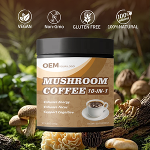 Poudre de café instantané aux champignons mélangés en gros d'usine, café Reishi, stimulant du système immunitaire, mélange de café aux champignons - Product Image 5