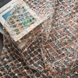 Hot Bán Nhiều Màu Wedding <span class=keywords><strong>Dress</strong></span> Bridal Phi Sequin Hoa Tulle Net Lưới Thêu Ren Lưới Vải Cho Phụ Nữ Hàng May Mặc - Product Image 6