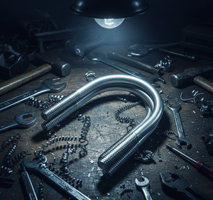 Bu lông chữ U kẹp ống | Thép cacbon | Chống ăn mòn | Phụ kiện M6–M16 - Product Image 3