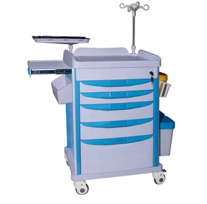 Op voorraad Fuda B-12 5 laden hoge opslag ABS verpleegkundige noodkamer medische <span class=keywords><strong>trolley</strong></span> voor ziekenhuis medische apparatuur - Product Image 6