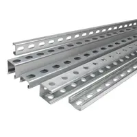 41*41 Three-way punching strut channel c channel hot dip galvanized steel channel  HDG unistrut Unicanal