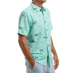 Camisa de pesca personalizada con lentejuelas, de poliéster Dry Fit, con bolsillo estilo vaquero, protección solar SPF 50, con botones, para otoño - Product Image 2