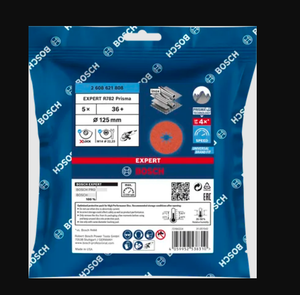 Disque à tronçonner en fibre PRISMA EXPERT R782, grain P120, pour acier au carbone et acier inoxydable, pour mini-meuleuses d'angle - Product Image 2
