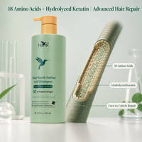 Shampooing Hydratant Anti-Frisottis pour Cheveux Secs, Naturel, Bio, Végan, OEM, Marque Privée, Vente en Gros, Usine