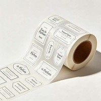 Étiquettes adhésives personnalisées pour parfums et cosmétiques, impression de logo de marque privée, emballage sur mesure, rouleaux d'autocollants professionnels