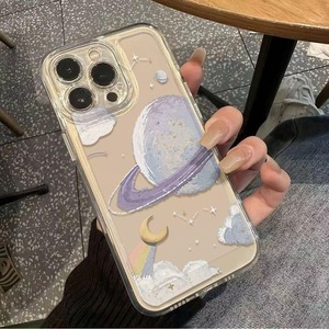 เคสฝาครอบโทรศัพท์มือถือ TPU ลายเพ้นท์สีน้ำมันรูปดาวพิมพ์ลายกันกระแทกสำหรับ iPhone 8 x XR XS 11 <span class=keywords><strong>12</strong></span> 13 14 15 16 17 PRO MAX - Product Image 1