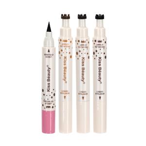 Baiser Beauté Facile à Utiliser Taches à Séchage Rapide Stylo de Maquillage à Points Étanche Hautement Pigment Vegan 2 en 1 Tampon Tache de Rousseur et Eyeliner Liquide - Product Image 5
