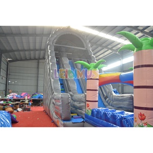Les toboggans gonflables de vente chaude personnalisés en usine pour les jeux de fête pour enfants avec des trampolines gonflables sont très populaires - Product Image 2