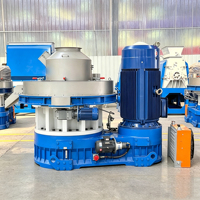 Machine à granulés verticale à matrice annulaire pour la fabrication de granulés de coques de riz, de son de riz et de biomasse pour combustible et aliments pour animaux