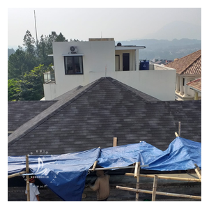<span class=keywords><strong>Bardeaux</strong></span> d'asphalte bitumineux de Malaisie double couche dimensionnelle brune - Product Image 4