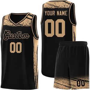 Camiseta de Baloncesto Personalizada con Cualquier Nombre y Número, Cuello en V, Sublimada, Absorbe la Humedad, para Hombres, Jóvenes, Adultos, Unisex - Product Image 3