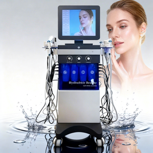 เครื่องทำความสะอาดผิวหน้าแบบเติมออกซิเจน 14 in 1 Aqua Facial พร้อมฟองซุปเปอร์บับเบิ้ลเพื่อผิวกระจ่างใส ได้รับการรับรองคุณภาพ - Product Image 1