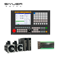 Contrôleur de tour CNC à 3 axes absolue Siyuer 998Ta avec kit de servomoteur et de moteur, carte de relais d'E/S, modernisation de machine CNC