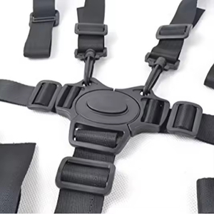 <span class=keywords><strong>Harnais</strong></span> de sécurité pliable à 5 points <span class=keywords><strong>pour</strong></span> enfants, poussette, <span class=keywords><strong>chaise</strong></span> <span class=keywords><strong>haute</strong></span>, landau, accessoires (sangle en nylon et boucle POM) - Product Image 6