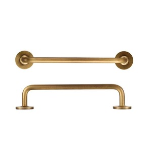 Xingmaite Cabinet <b>Handle</b> Solid Copper Round Single Hole Gold <b>Drawer</b> Pull Light Luxury American Style - Product Image 3