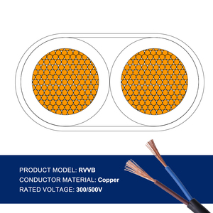 Rvvb PVC cách điện vỏ cáp 70 ℃ chống cháy GB/T 5023.5 - Product Image 4