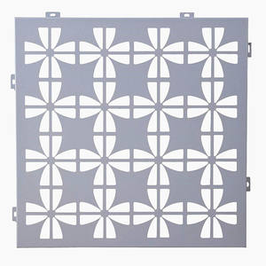 Cnc 천공 금속 벽 알루미늄 합금 ACEBOND 알루미늄 장식 벽 패널 외관 클래딩 커튼 - Product Image 1