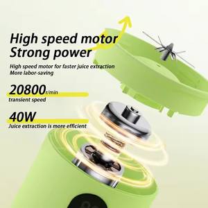 Wholesale Personal Battery Powered Fruit Juicer Usb Rechargeable Blender 500ml <b>Mini</b> Portable <b>Bottle</b> - Product Image 6