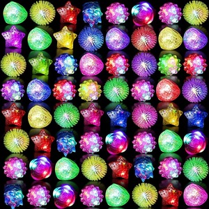 Светящиеся LED-кольца оптом для вечеринок, 3 режима мигания, из TPR, унисекс, украшения, игрушки для Рождества/класса/Пасхи - Product Image 1