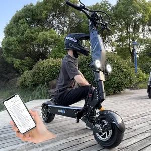 15000watts contrôleur EBS le plus rapide refroidissant les scooters électriques 72V 8000w 10000w deux roues scooter pliable électrique avec application NFC